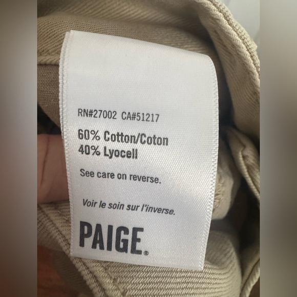 PAIGE DENIM Dion High Waist Cargo Trouser Flare Pants - Picture 12 of 13